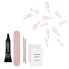 image:imageDashing Diva GelXtend Design amp Removal Kit  Nail Tips amp Magic Off Remover  Acrylic Nails with LED Glue  Lasts Up to 14 Days  Press On Remover with Niacinamide and Castor Oil  Watercolor SkyBallet Beauty