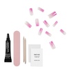 image:imageDashing Diva GelXtend Design amp Removal Kit  Nail Tips amp Magic Off Remover  Acrylic Nails with LED Glue  Lasts Up to 14 Days  Press On Remover with Niacinamide and Castor Oil  Watercolor SkyPitaya Punch