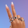 image:imageDashing Diva GelXtend Nail Set  Lilac Kisses  Ombre Nails  Lasts Up to 14 Days  Gel Nails  NoSoak Easy RemovalRed
