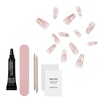 image:imageDashing Diva GelXtend Nail Set  Lilac Kisses  Ombre Nails  Lasts Up to 14 Days  Gel Nails  NoSoak Easy RemovalRed